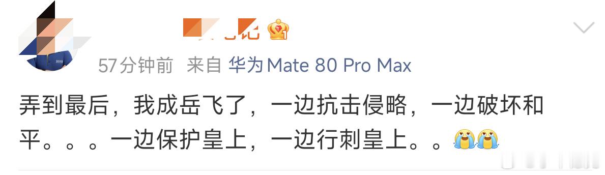 这个笑话我可以笑一整天。岳武穆被黑最惨的一次。 