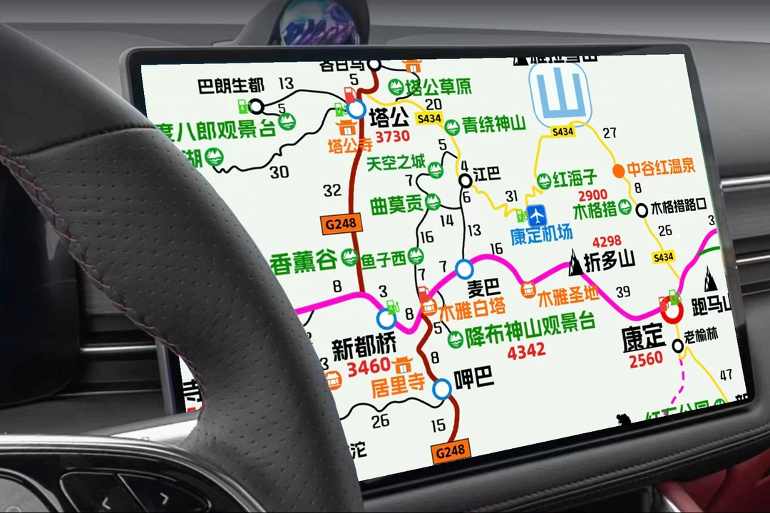 原版电子自驾地图