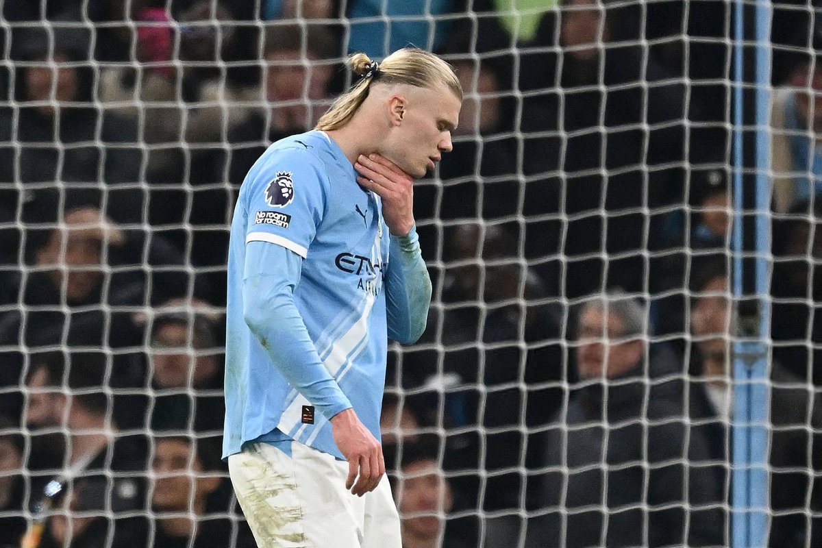 Erling Haaland曼城2比2诺丁汉森林