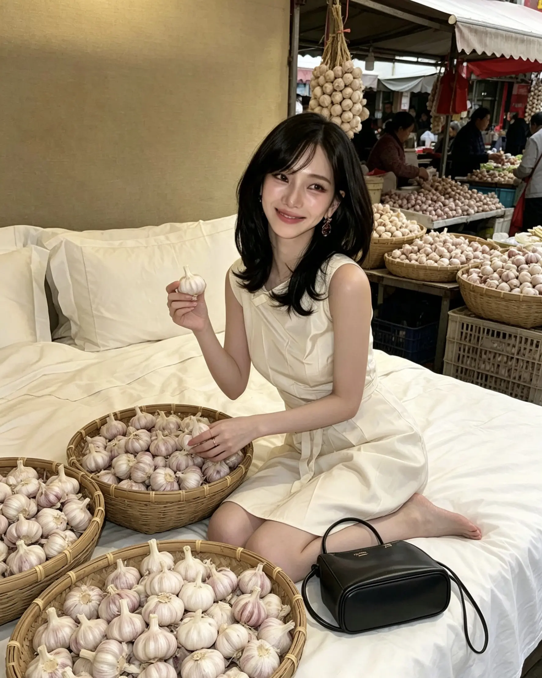 白蒜西施。