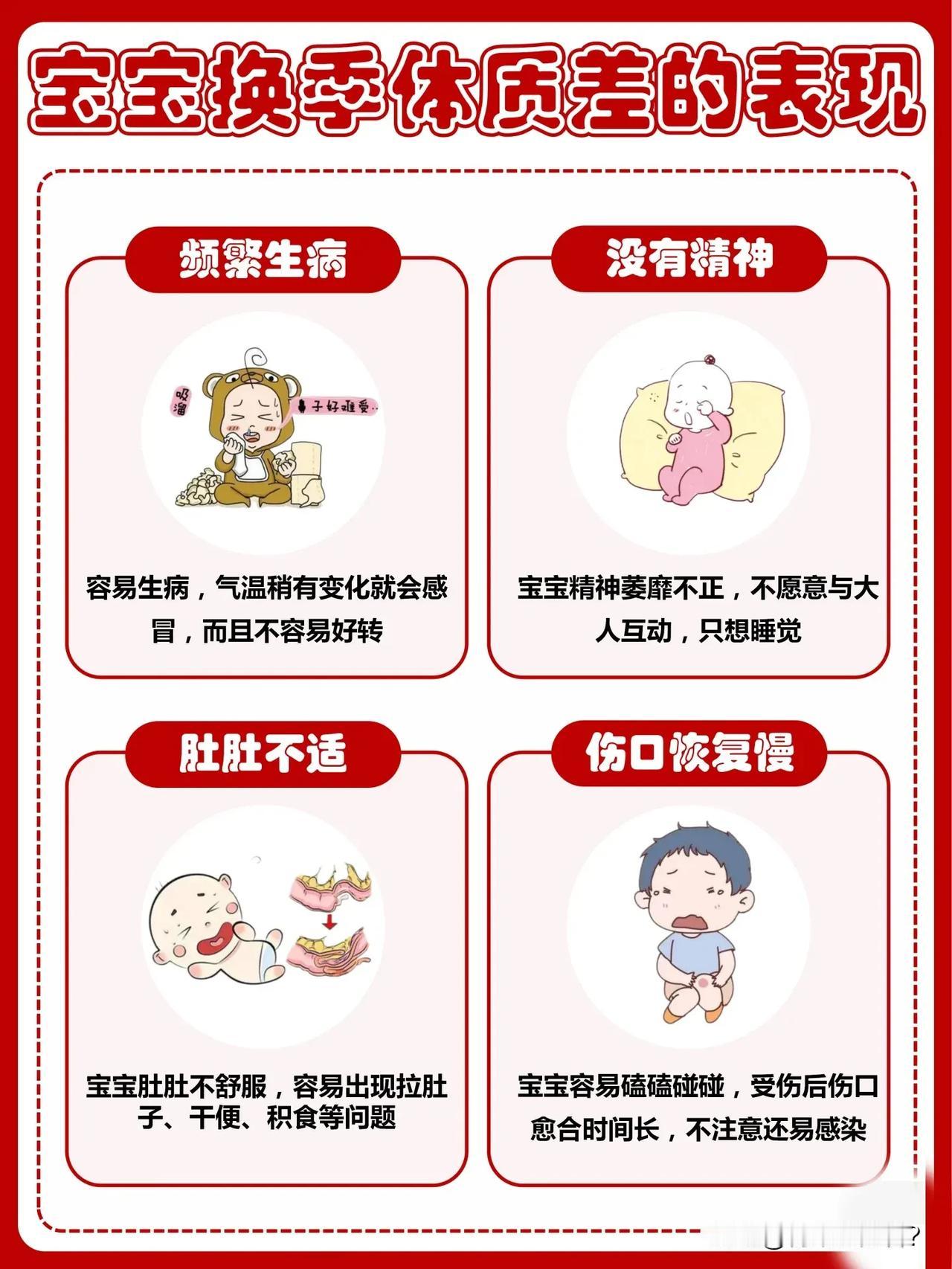 马上要换季了，这时宝宝生病的概率也会大幅增加。为养出一个健康宝宝，宝妈宝爸们要好