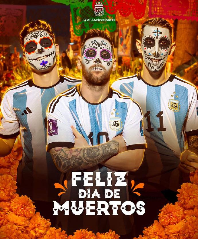 【亡灵节快乐】阿根廷队这仨，绝对不会是对手的亡灵，[捂脸]而是对手亡灵的制造者，