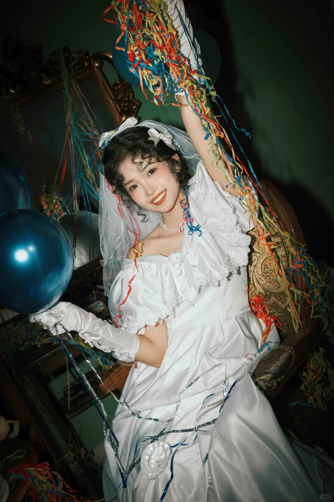 胶片感复古婚纱生日写真🎂