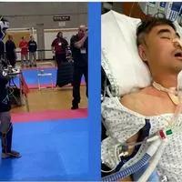 据媒体报道，在加拿大攻读博士的中国留学生雷震寰在参加了一场搏击比赛后，被打成了植