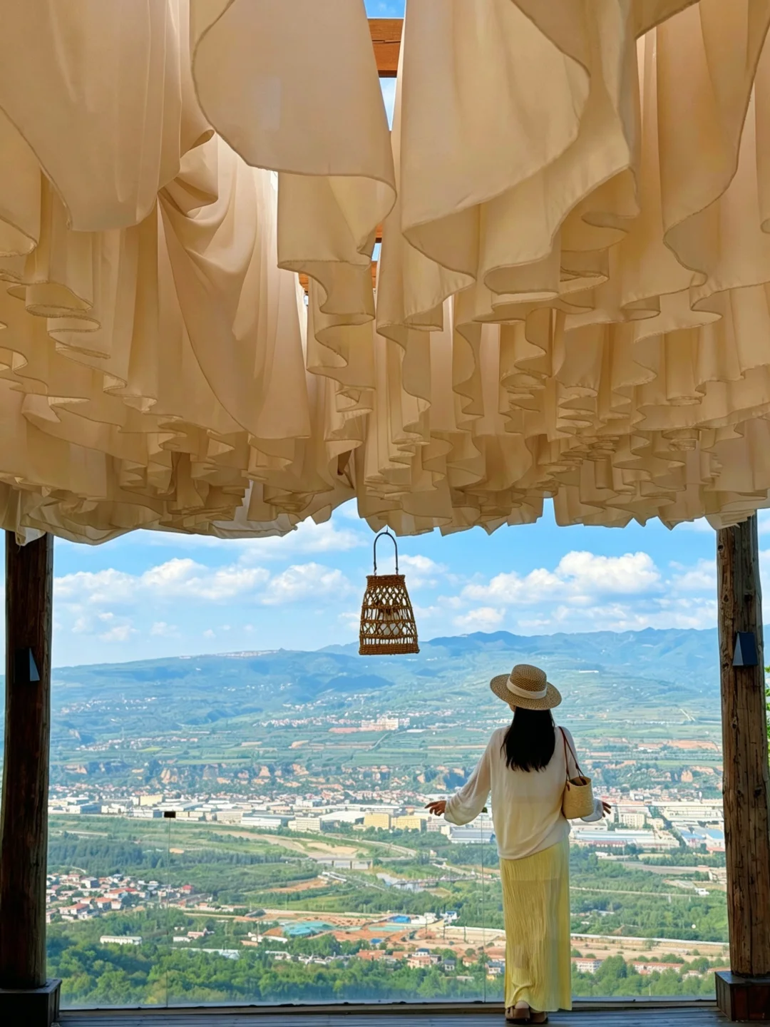在西安啊～没出国❗️这个山顶咖啡好浪漫～