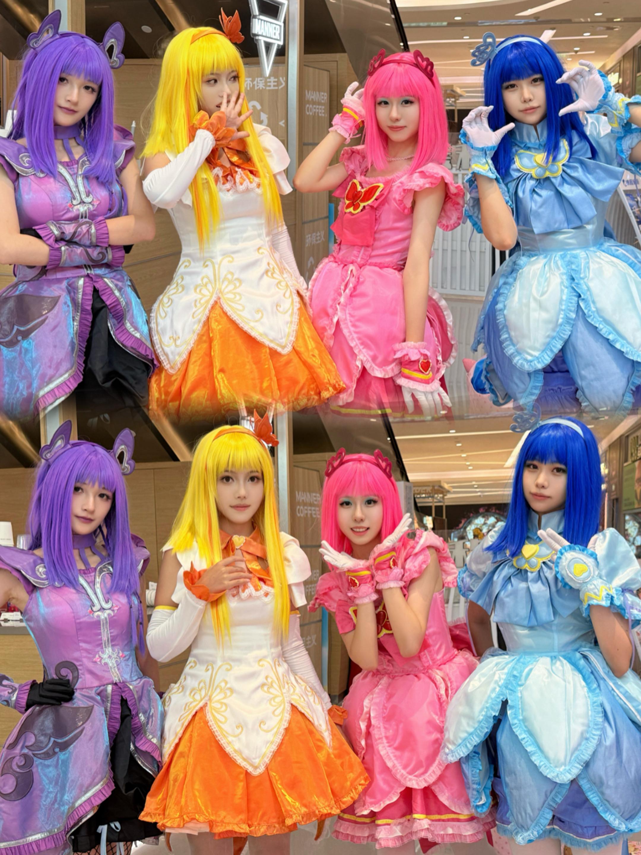 紫色是神秘💜黄色是警告💛 粉色是虚伪🩷蓝色是冷漠💙