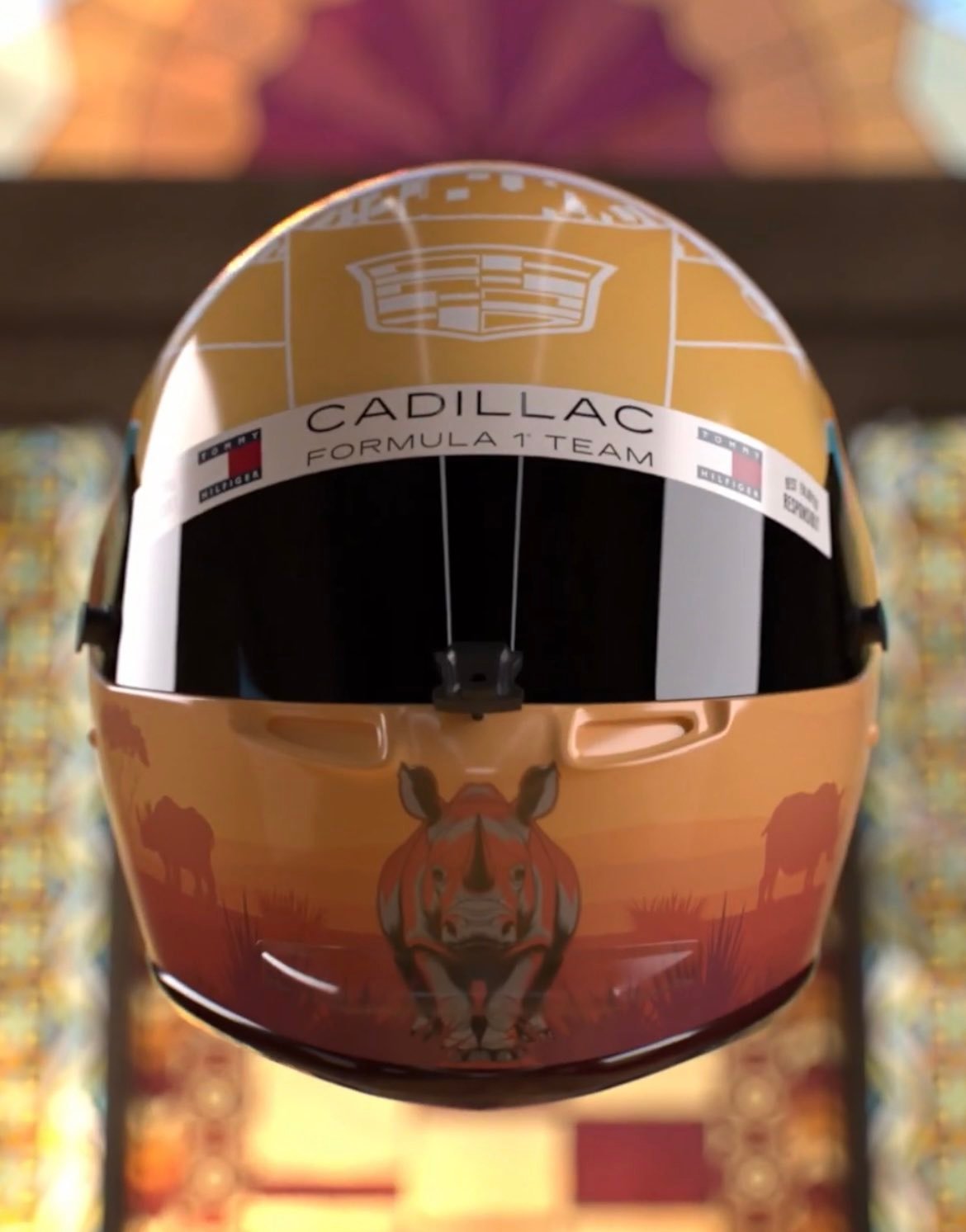 F1[超话]2026F1阿塞拜疆大奖赛 F1阿塞拜疆大奖赛博塔斯的头盔涂装 ​​