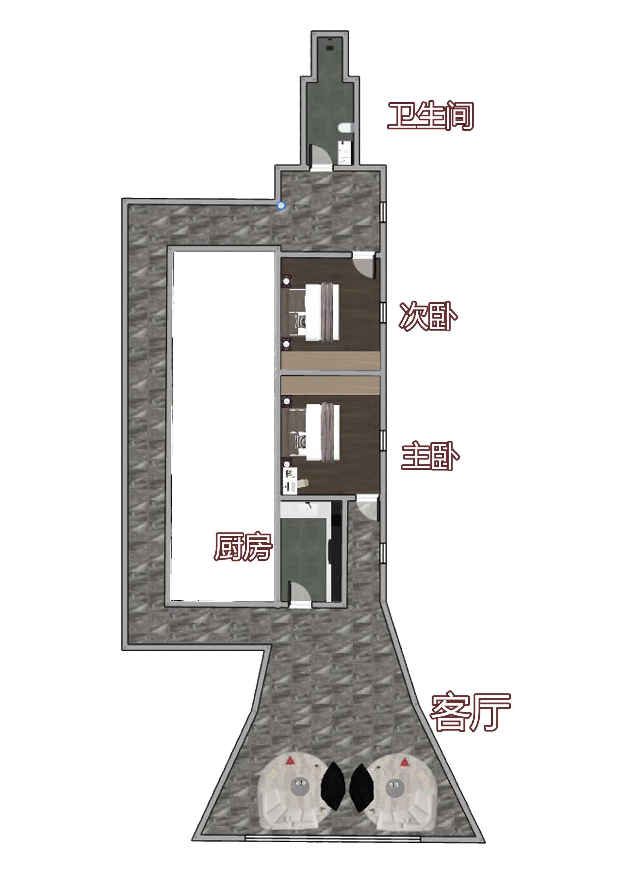 哎呦  这户型，你瞅瞅。