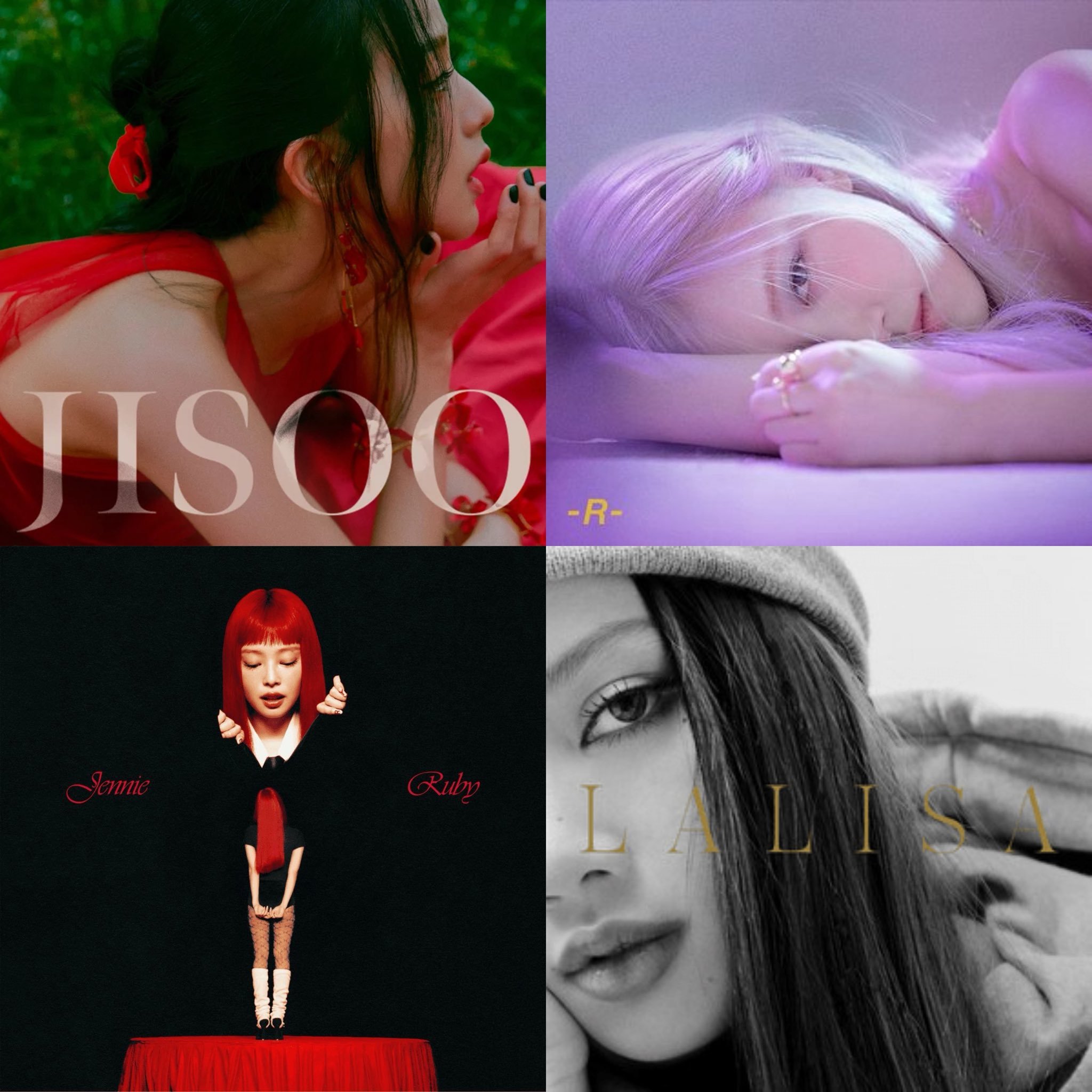 KPOP女SOLO十大畅销专辑（Circle）🏆JISOO - ME 155万