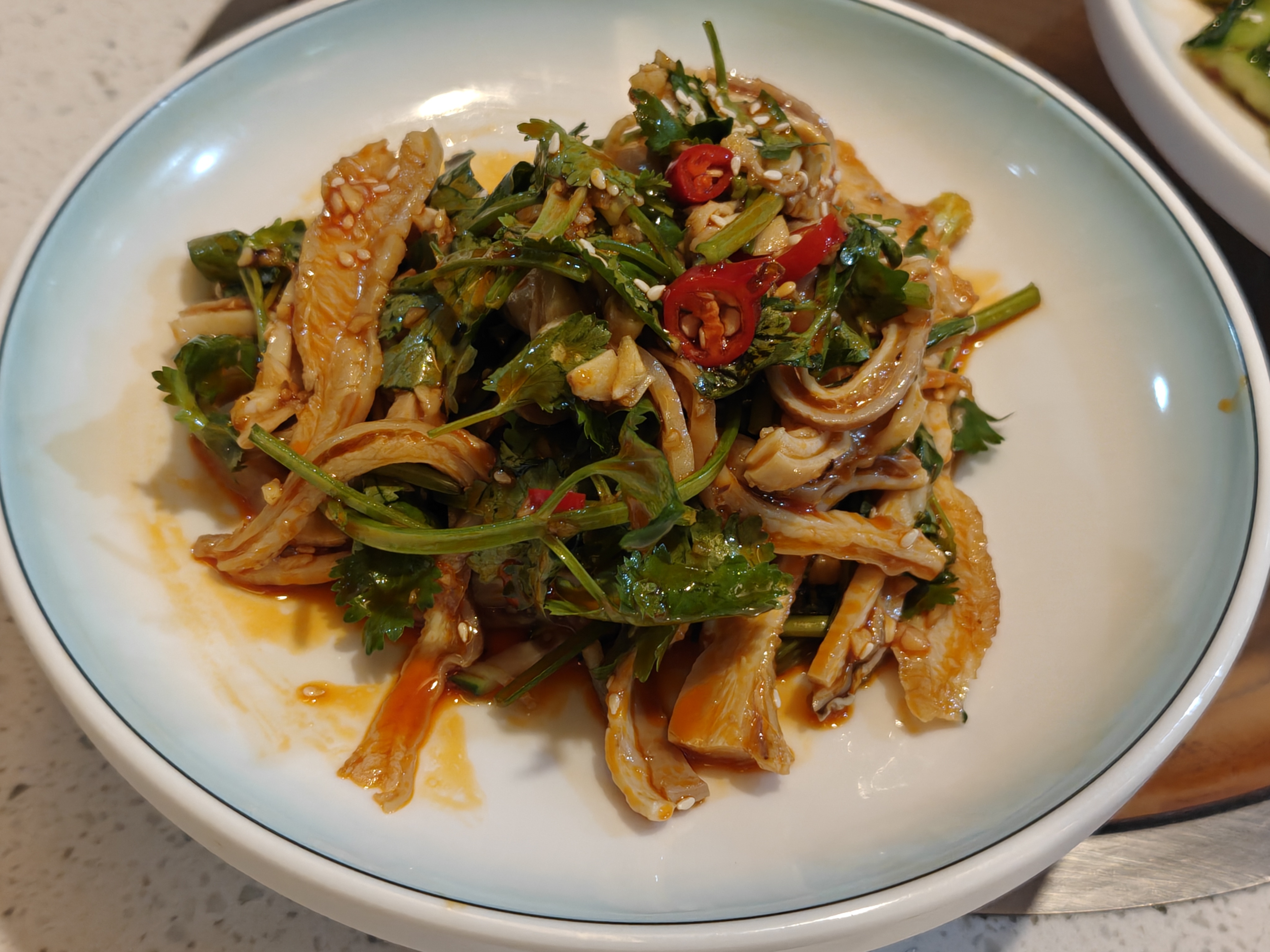今日晚餐，驴肚丝，驴排，驴肉火烧[喵喵] ​​​
