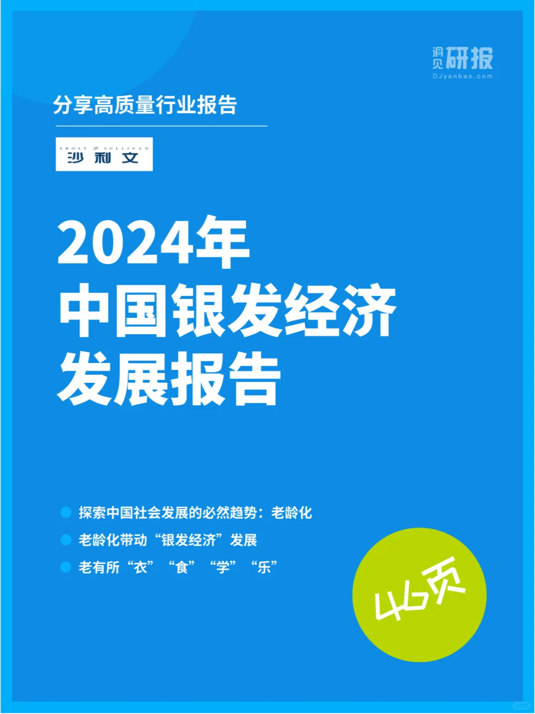 2024年中国银发经济发展报告