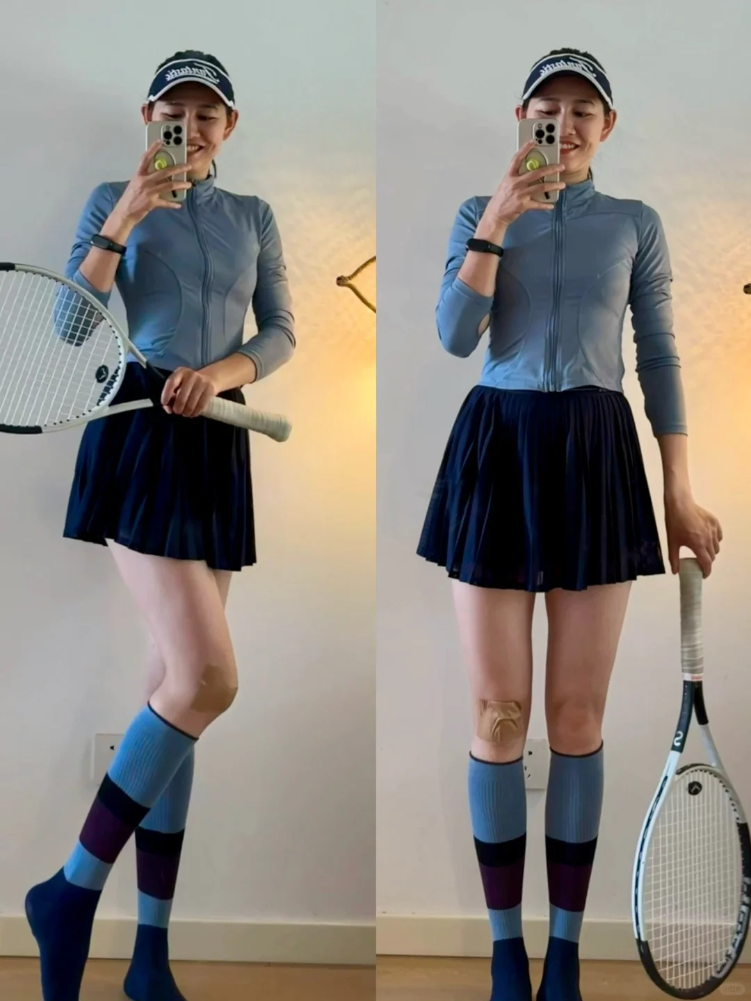 🫐🫐🫐救命，威尔胜的网球裙被我搭得真好看