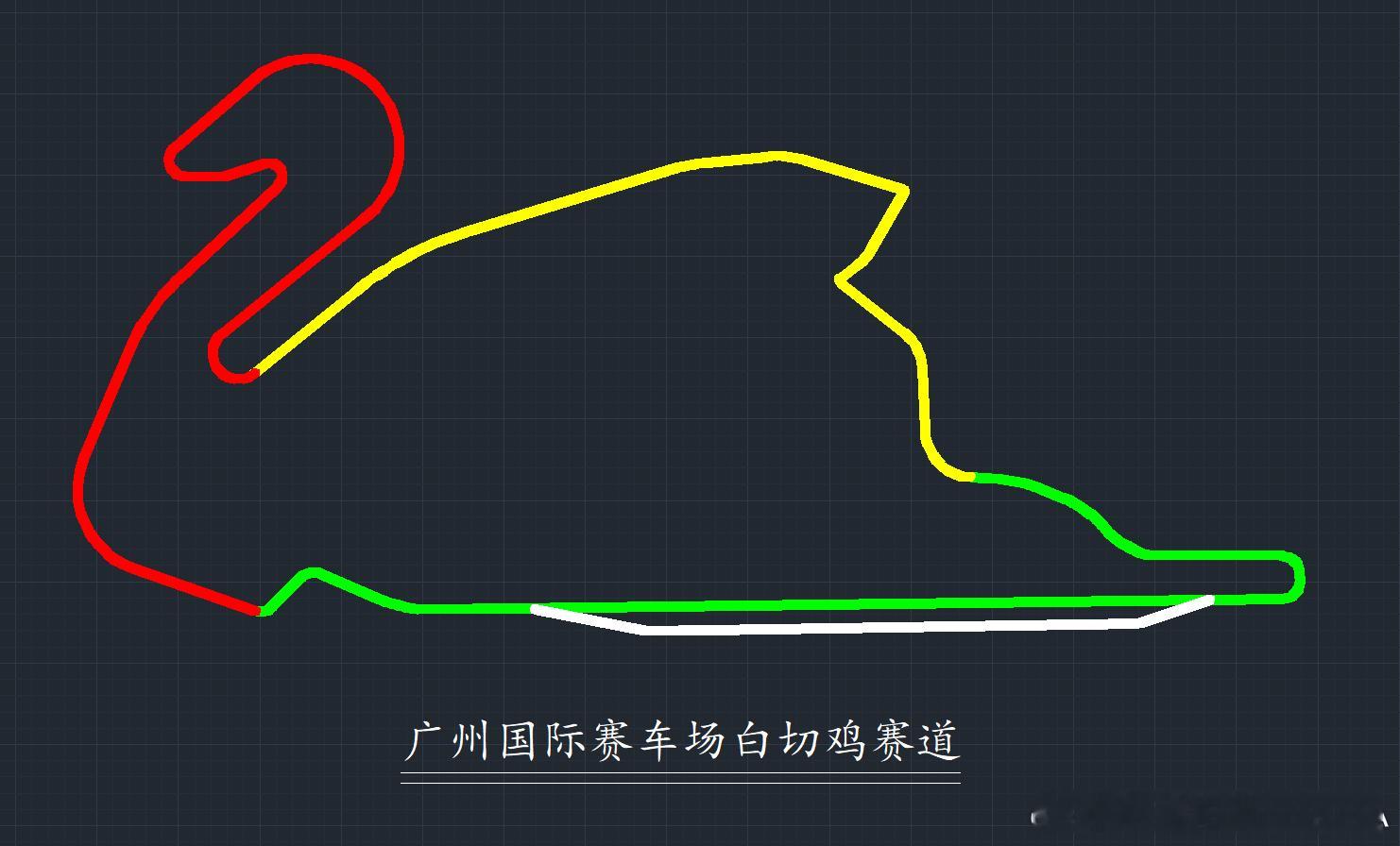 听说广州要建F1赛道？这个设计图如果是真的，那真的是出道即巅峰[喵喵] ​​​