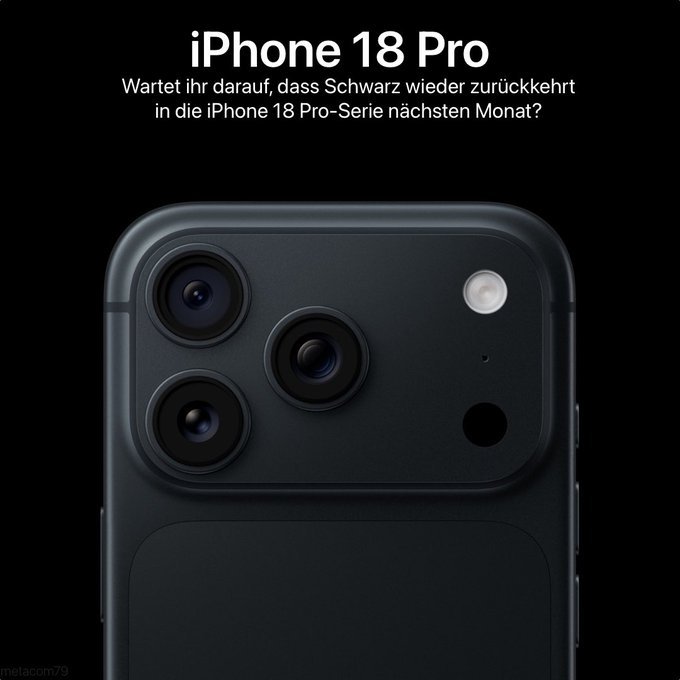 曝iPhone18Pro黑色被取消取消就取消吧，反正用过这么多代iPhone ，