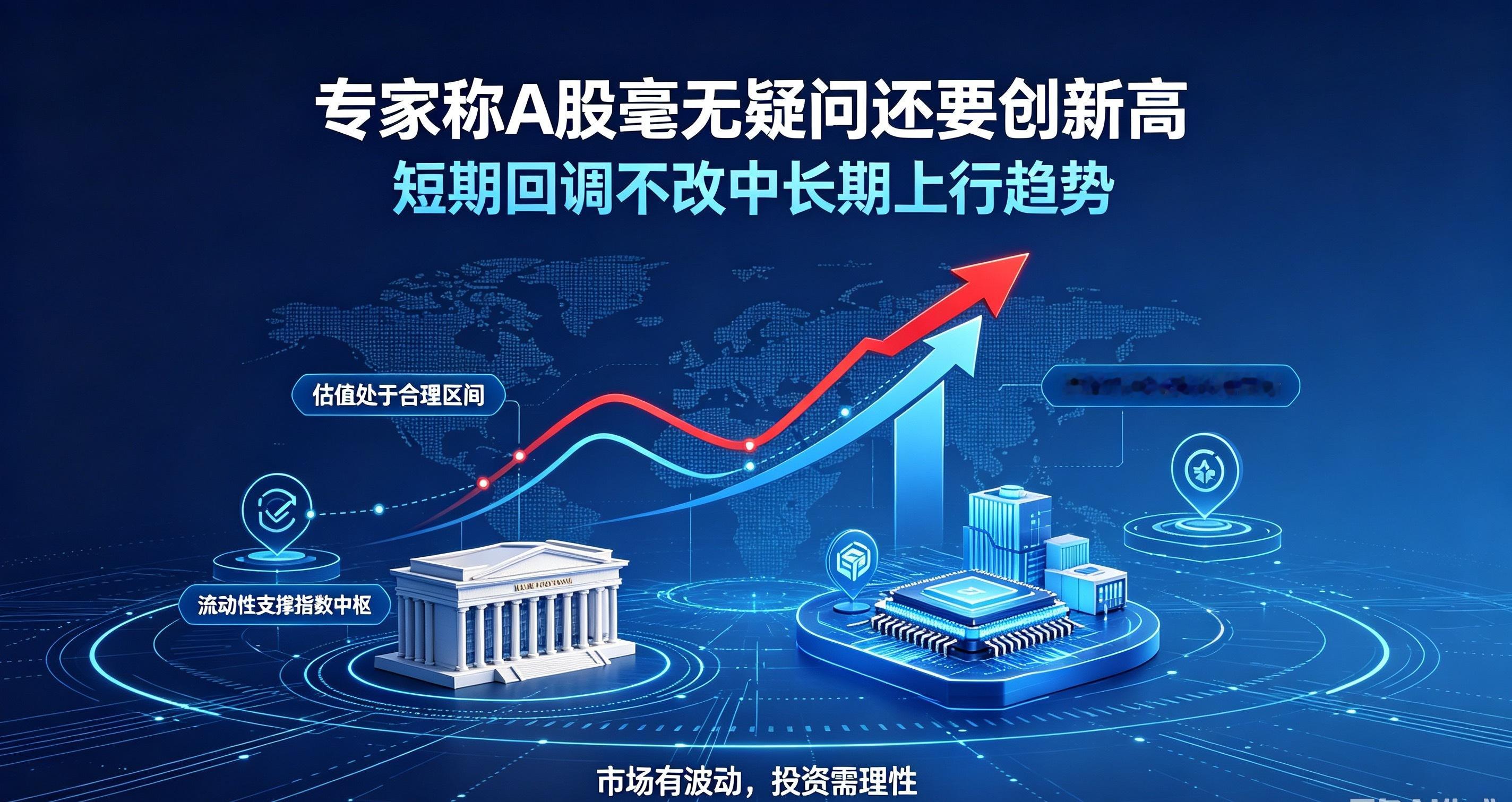 专家称A股毫无疑问还要创新高洪灝在2026全球资本峰会表态，A股中长期刷新高点是