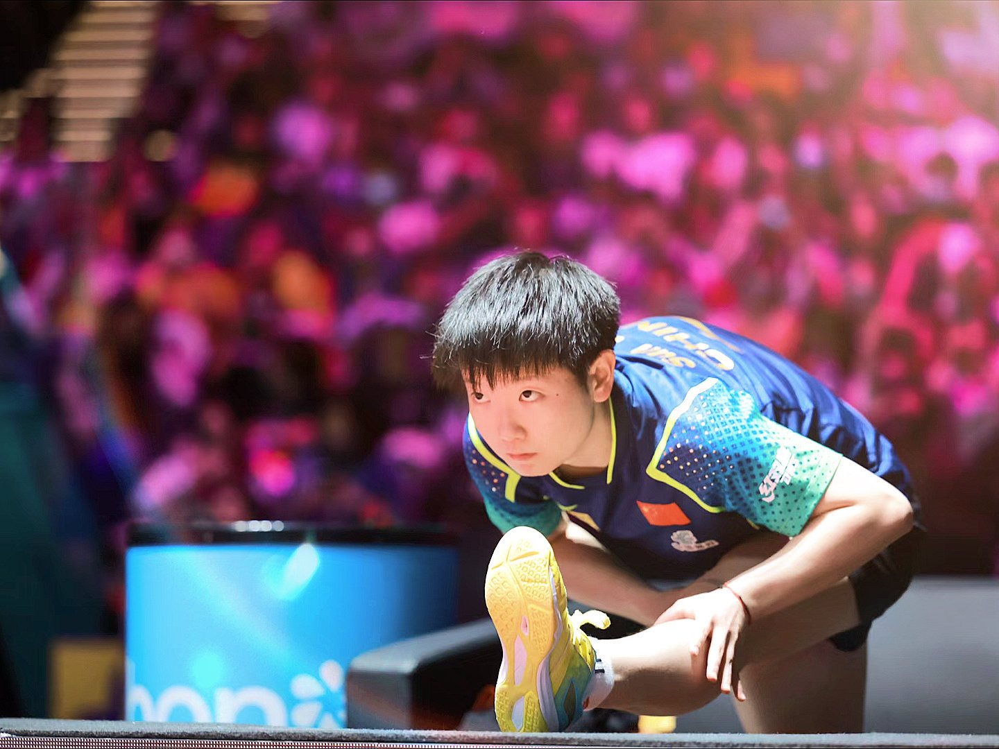  [给你小心心] #和孙颖莎一起跑步吧# 在自己喜欢的世界里熠熠生辉，光彩夺目！