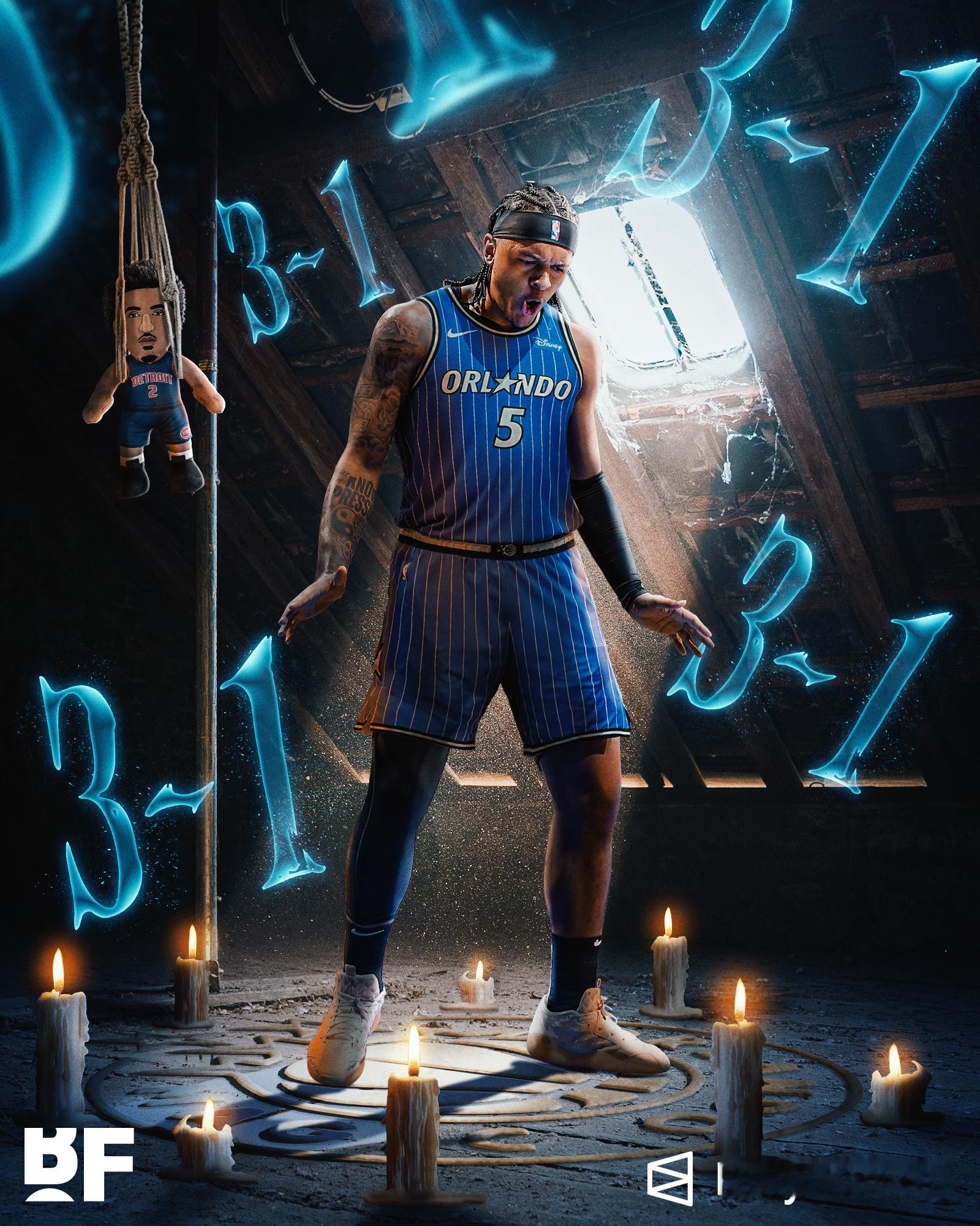 感觉真要黑八了，活塞太水了。活塞vs魔术