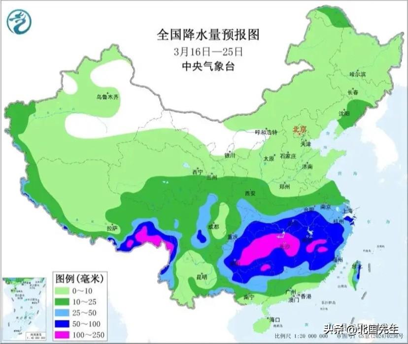 南方的小伙伴，又要迎来雨雨雨，衣服晾不干的一周了。

看这个预报，一直下雨。
湖
