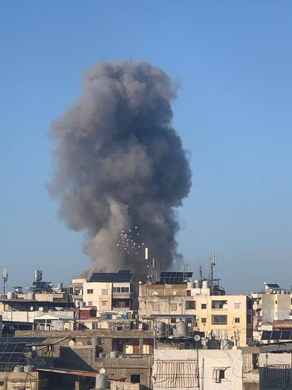 以色列对黎巴嫩首都贝鲁特发动空袭 