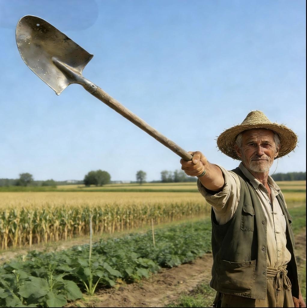 分享今日的感悟我当年在农村当知青的时候，农村有许多人力气超大，如图所示村里人能用