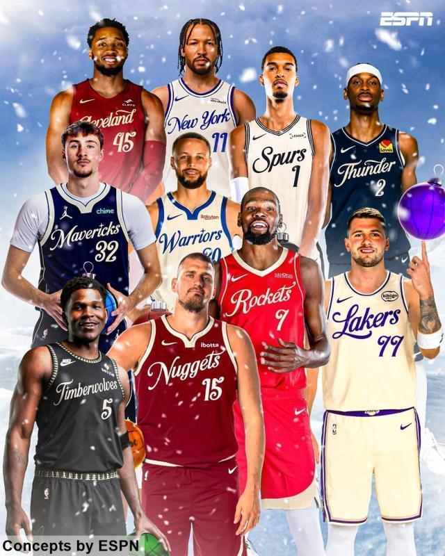 圣诞大战的含金量还在上升NBA 圣诞大战成功预测!本赛季NBA一共5场圣诞大战，