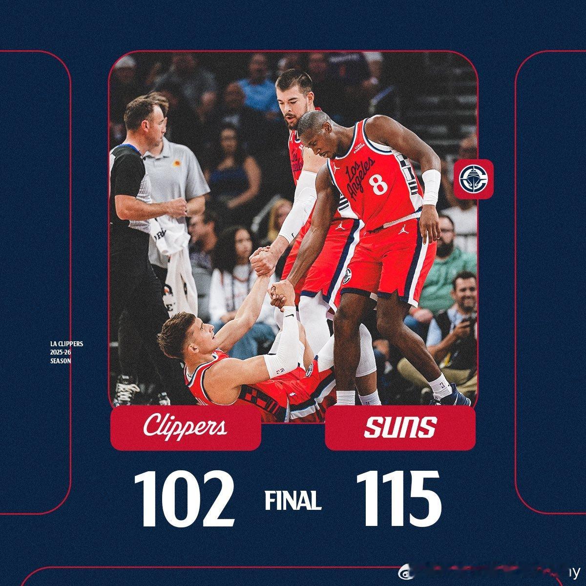 全场比分快船三连败 ​​​