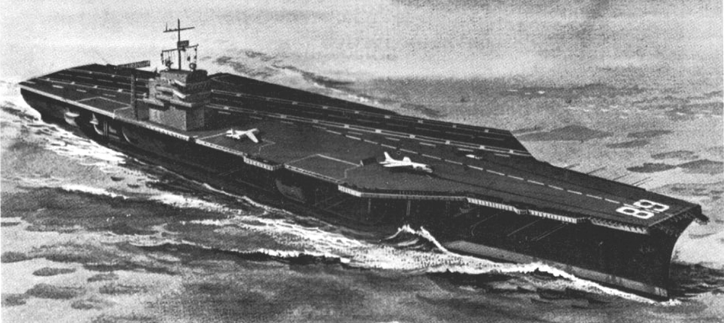 尼米兹号（CVN-68）核动力航母，同级首制舰，1968年6月22日铺设龙骨开工