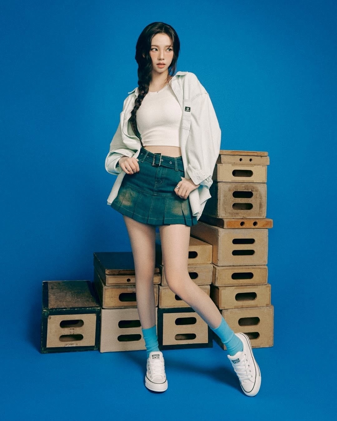 柳智敏升任匡威全球代言人恭喜Karina升任全球品牌代言人回顾一下匡威之前给柚子
