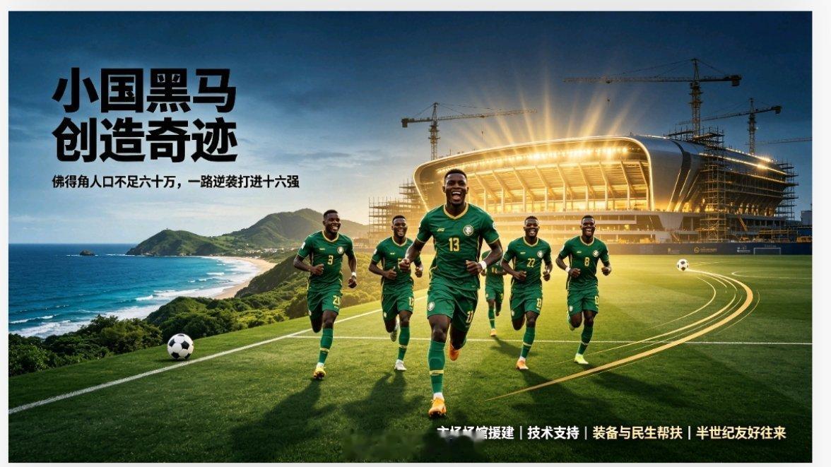 中国托举佛得角闯进世界杯【小国黑马世界杯创造奇迹，亮眼战绩背后藏着多年中方帮扶】
