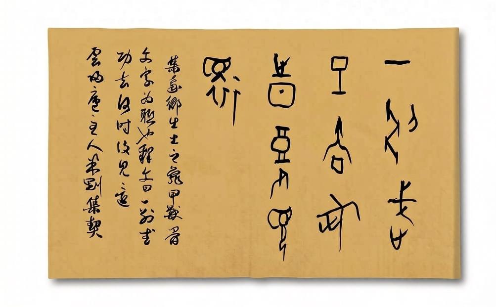 米刚甲骨文作品