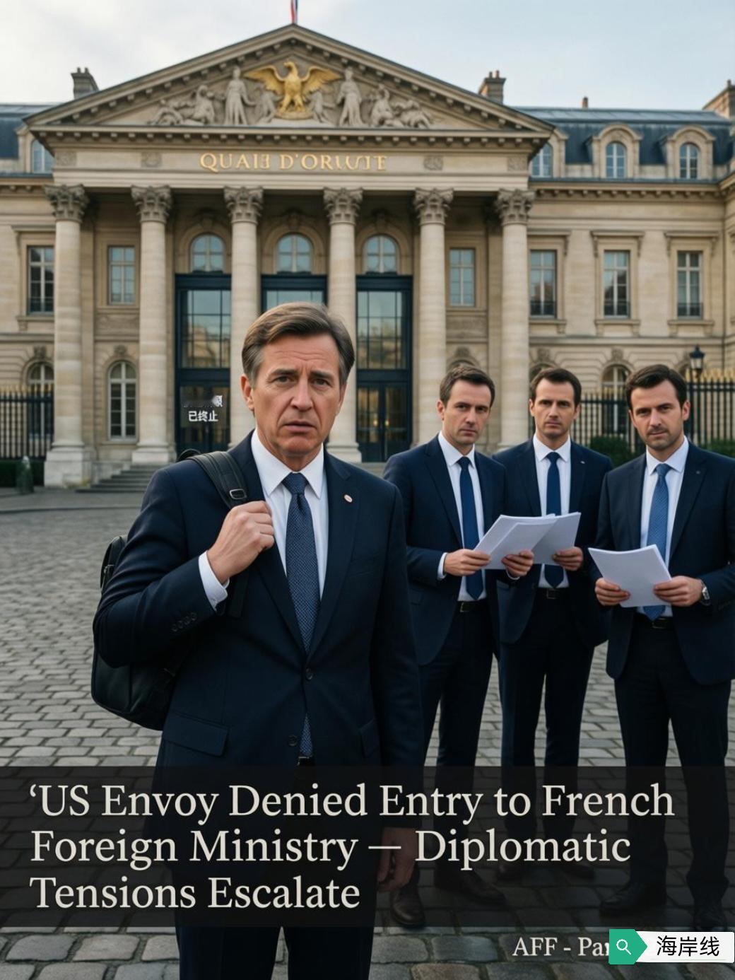 这事儿闹得有点大，法美之间这层“盟友”的脸面，算是被撕开了一道口子。

法新社2