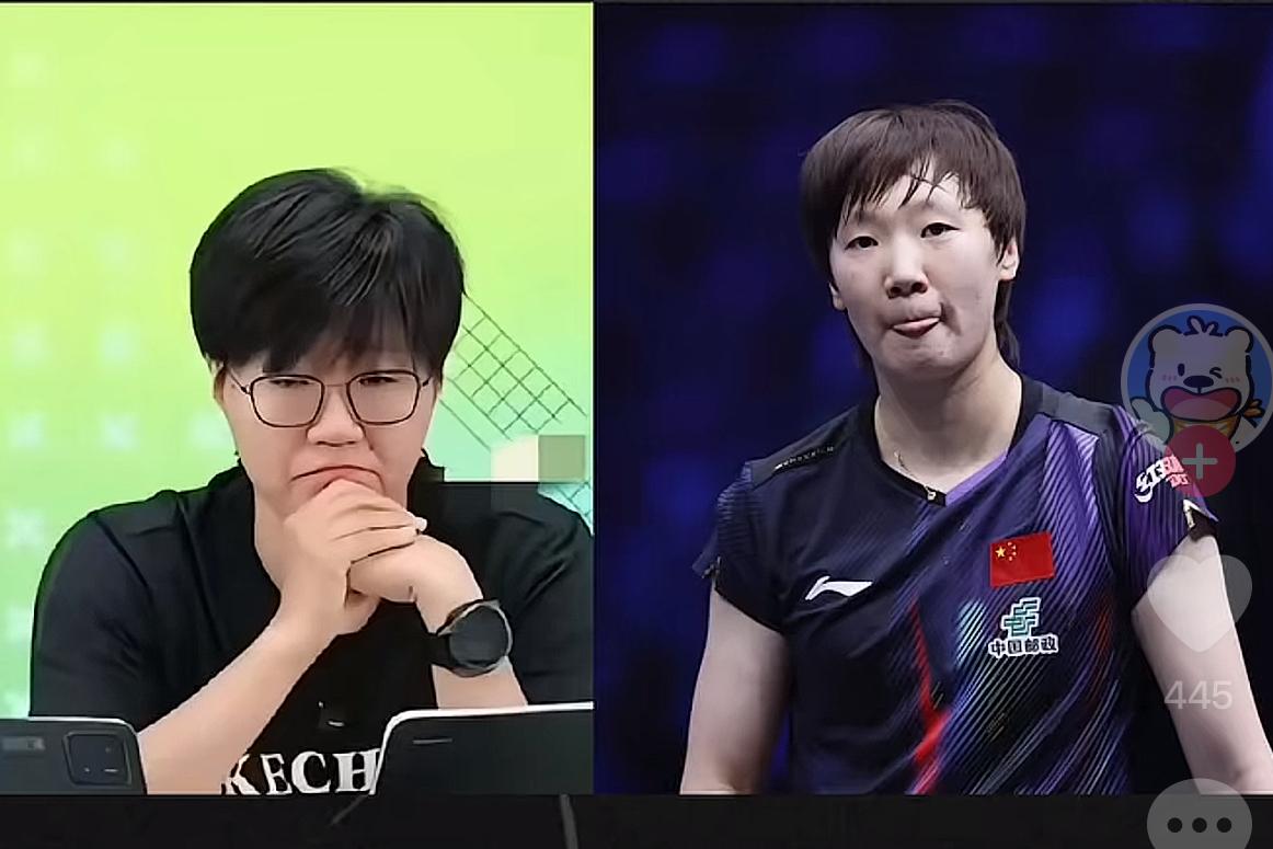 国乒前辈郭焱评价曼昱和彭宇涵比赛，是这样说的：其实，曼昱这场球赢下来的确不容易。