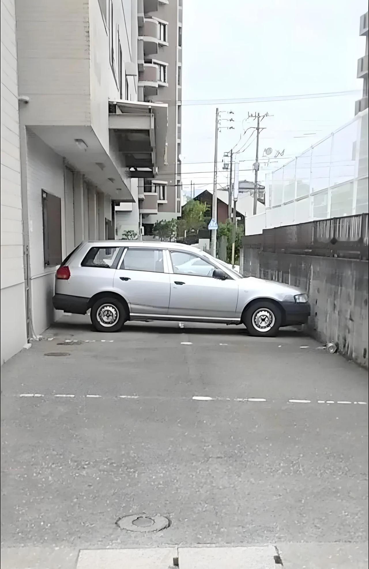 到底怎么停进去的？这停车技术不服不行啊！