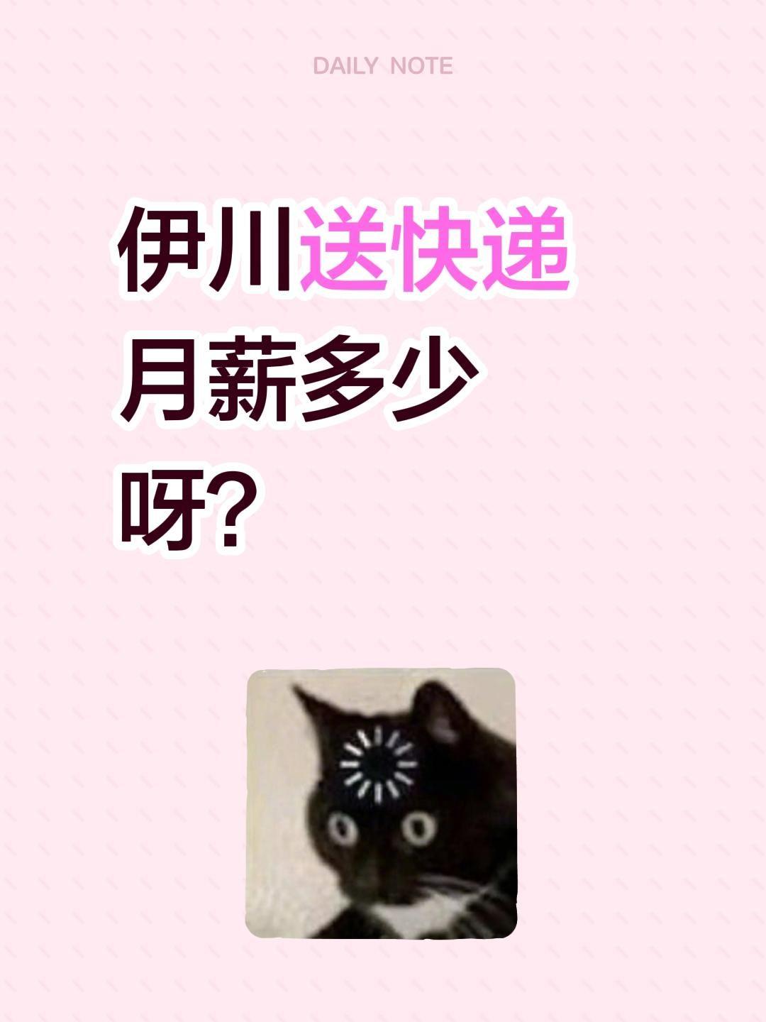 伊川送快递月薪多少呀？