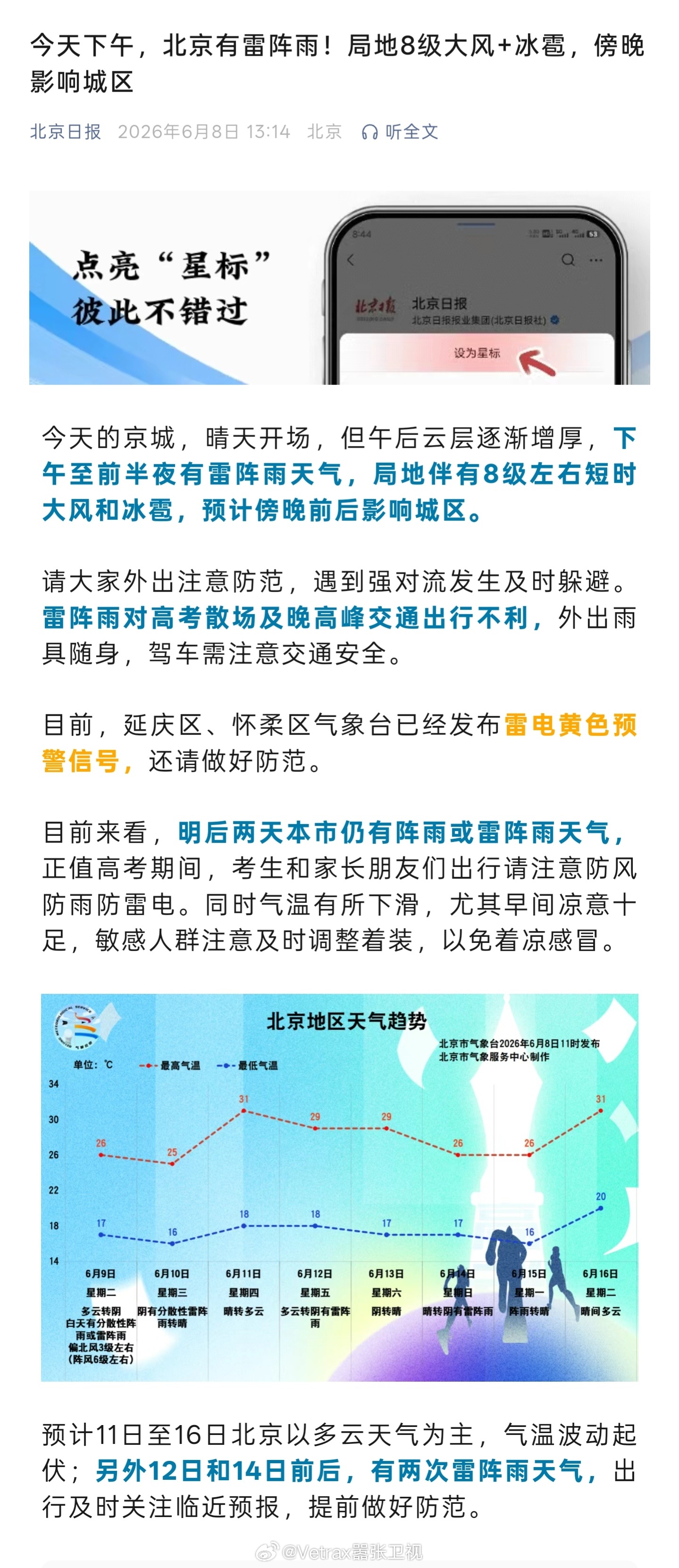 北京怎么天天都有 ⛈️ ？？？ 