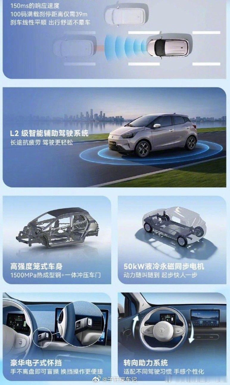 【 灵动代步新选择，江铃易至EV3正式来袭】日常出行又多了款贴心小车啦，江铃全新