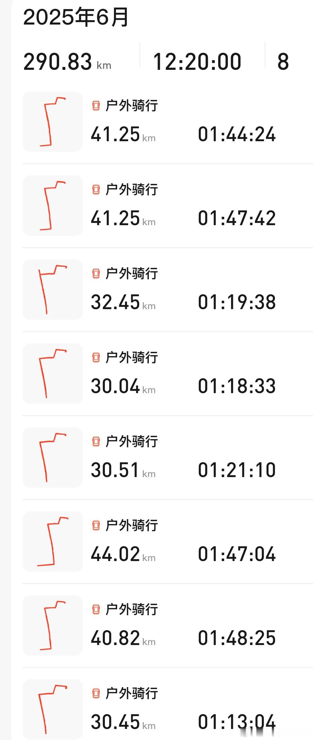 今天自己单飞了5公里匀速32，踏频90。还得练，但是已经有进步了～梁家翔的减肥计