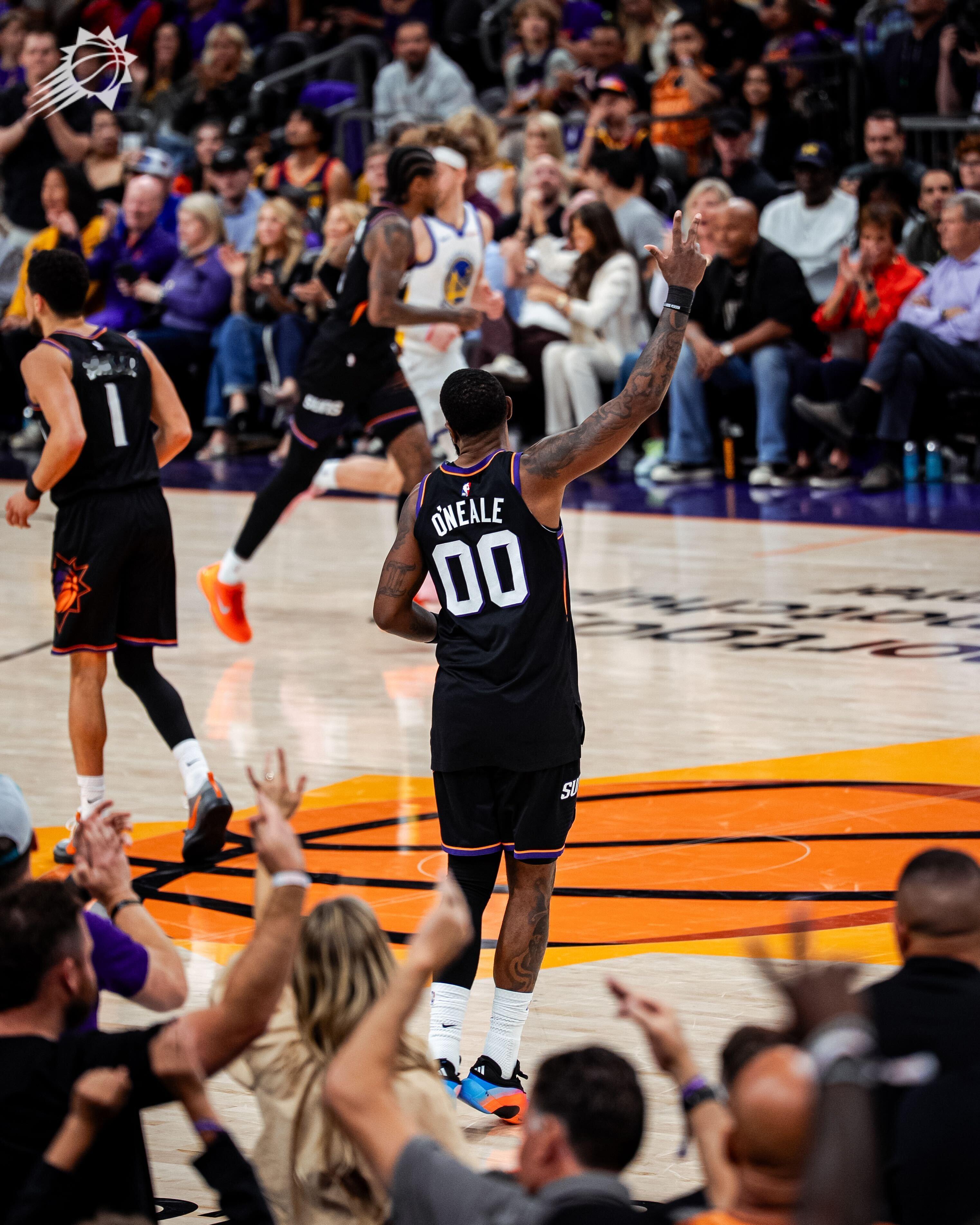 驴哥关键的3️⃣记三分球！奥尼尔此役拿到11分2篮板1助攻❗️菲尼克斯太阳 ｜太