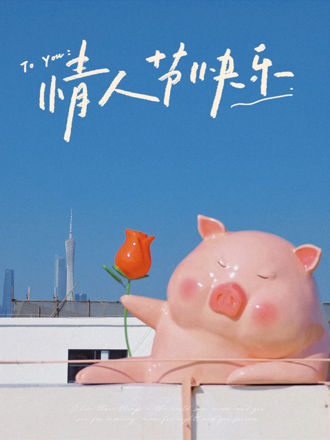 广州0元拍照｜🐷油腻猪猪表白广州塔🌹