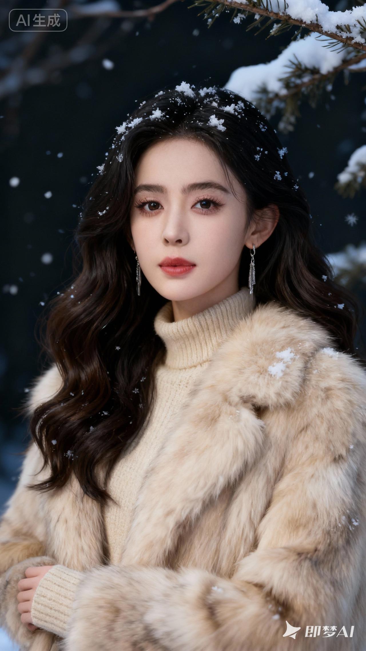 冬日暖阳下的温柔雪景，美得令人窒息。