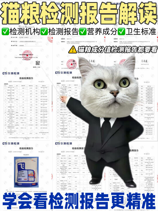 审判篇！阿飞和巴弟猫粮的检测报告靠谱吗？