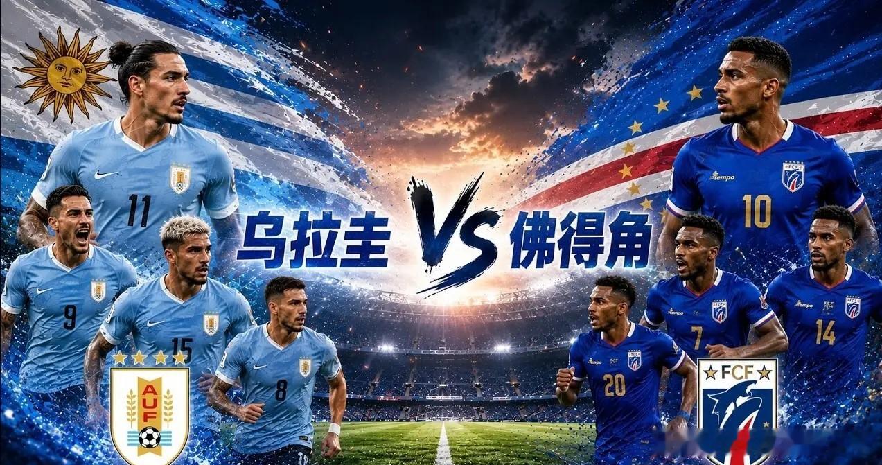 2026美加墨世界杯足球预测足球乌拉圭vs佛得角 2026年美加墨世界杯H组第二