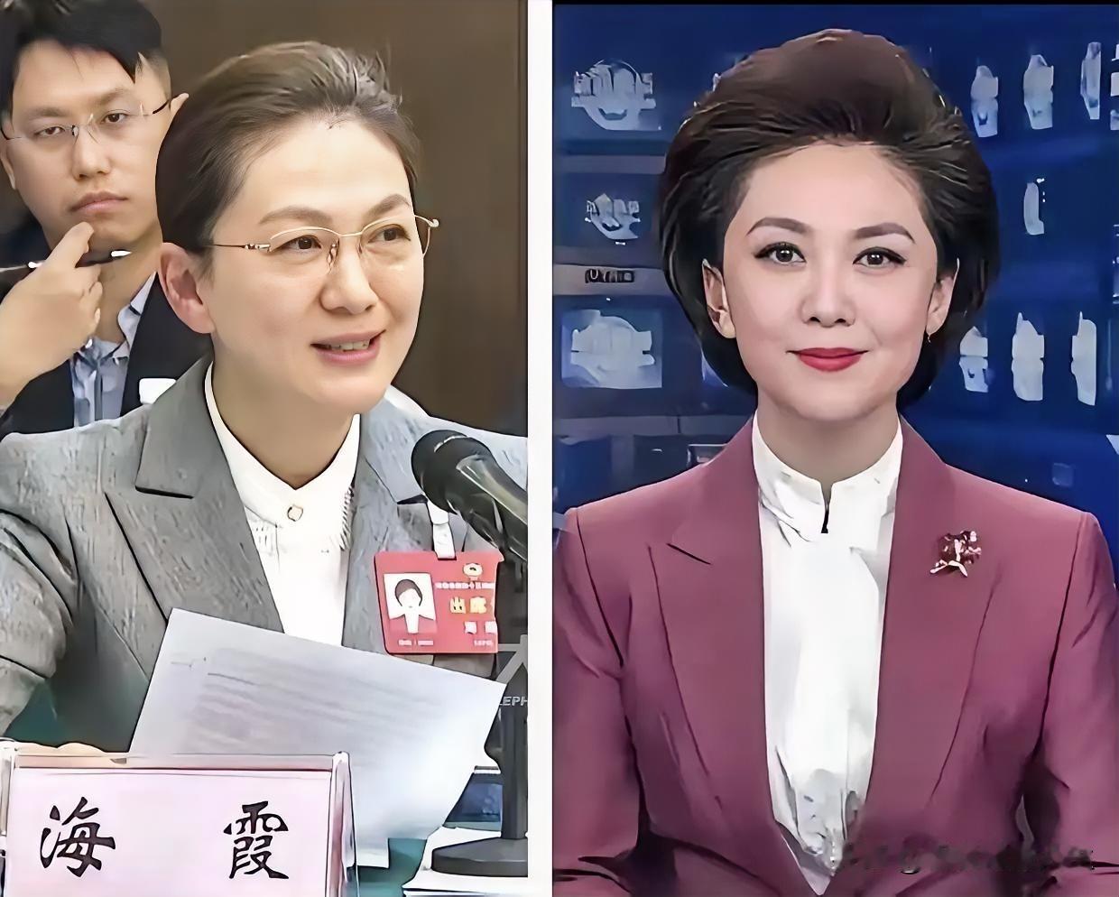 海霞真是人生赢家！离开央视后投身教育，成了河南大学副校长。
她可是央视名嘴，主持