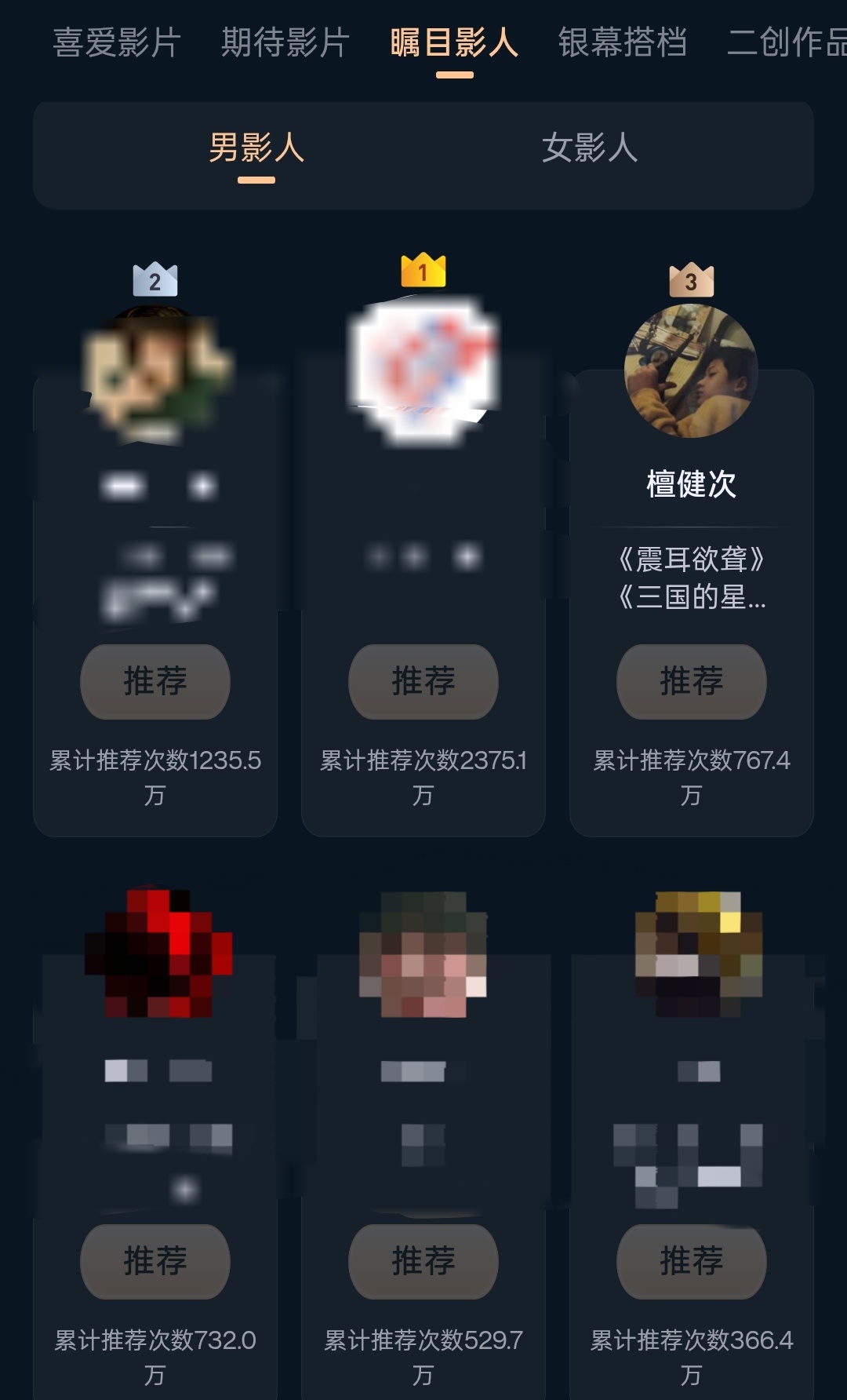 马上要被反超了，你们甘心么？我反正不！！！2026微博电影之夜线上荣誉推荐檀健次