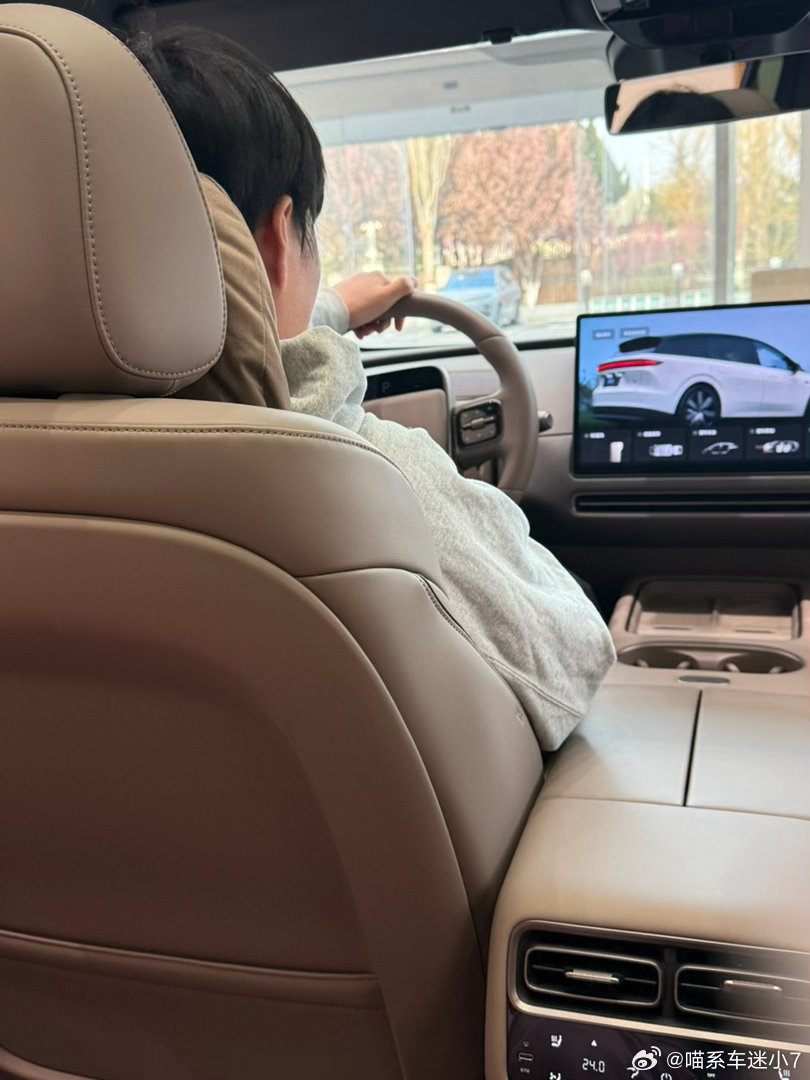 来理想试驾找了个司机小助理，大家觉得这颜值咋样？ 