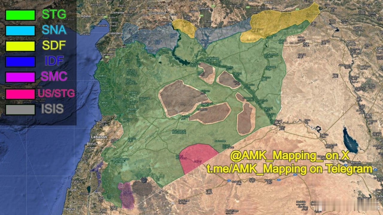 这张图挺全面，能看清楚各个势力情况，癌细胞又开始扩散了来源：AMK Mappin