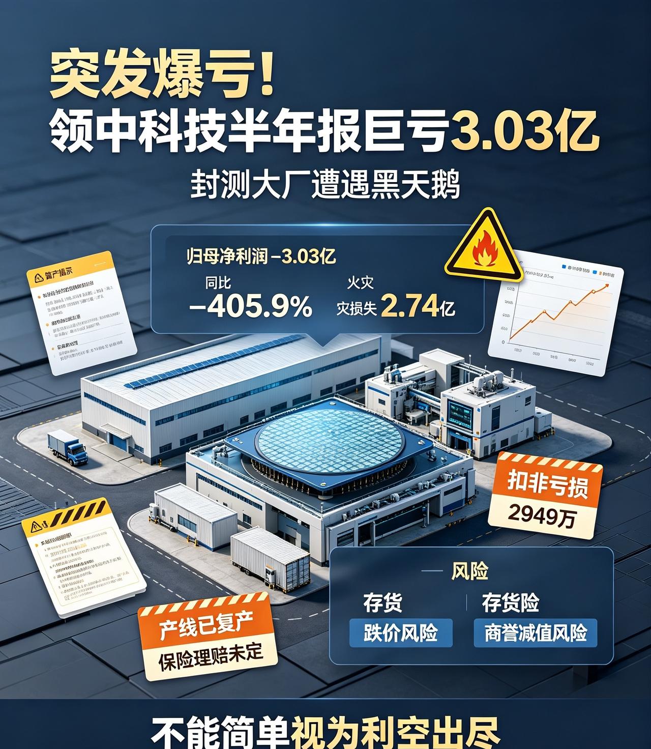 突发爆亏！颀中科技半年报巨亏3.03亿，封测大厂遭遇黑天鹅

颀中科技发布202