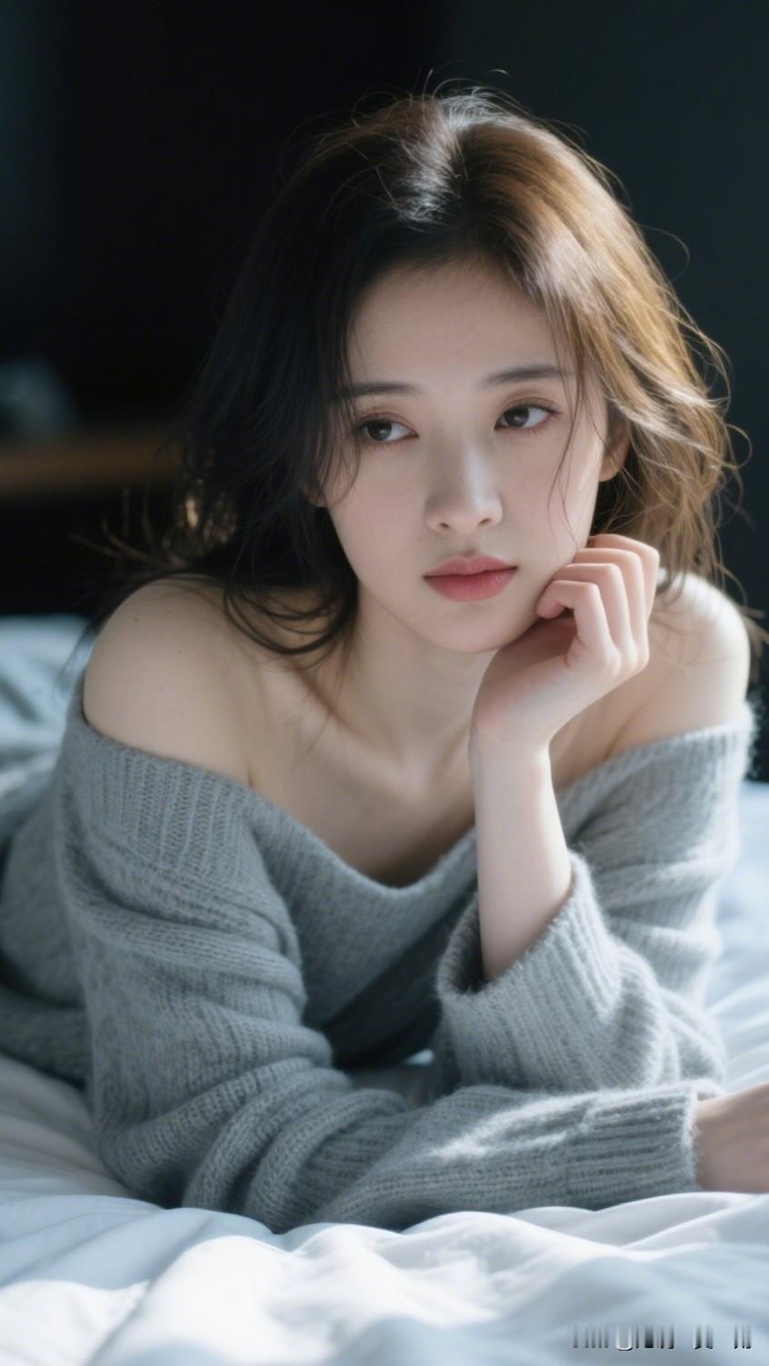 沉思美人卧，梦回古时情。女人最耐看的长相是什么样的 慵懒午后，少女心事