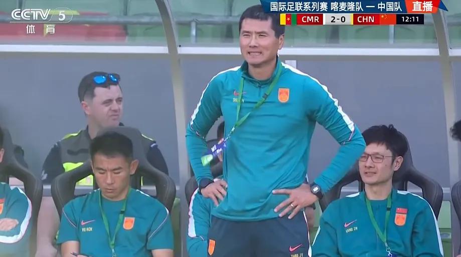 中国足球队迎接世界杯级别球队的挑战，输给对手0比2想到了，但是踢的过程让人眼前一