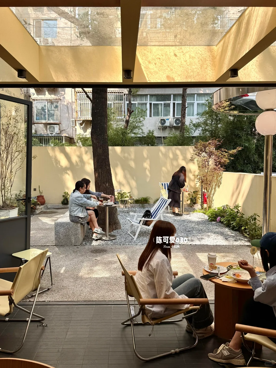 北京秋天🍂在阳光小院吃漂亮brunch好惬意！！
